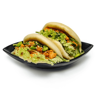 Bao z łososiem Teriyaki (2 szt)