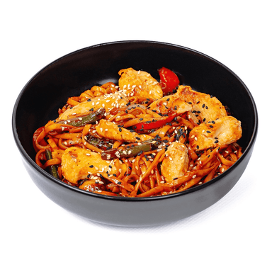 Udon z kurczakiem
